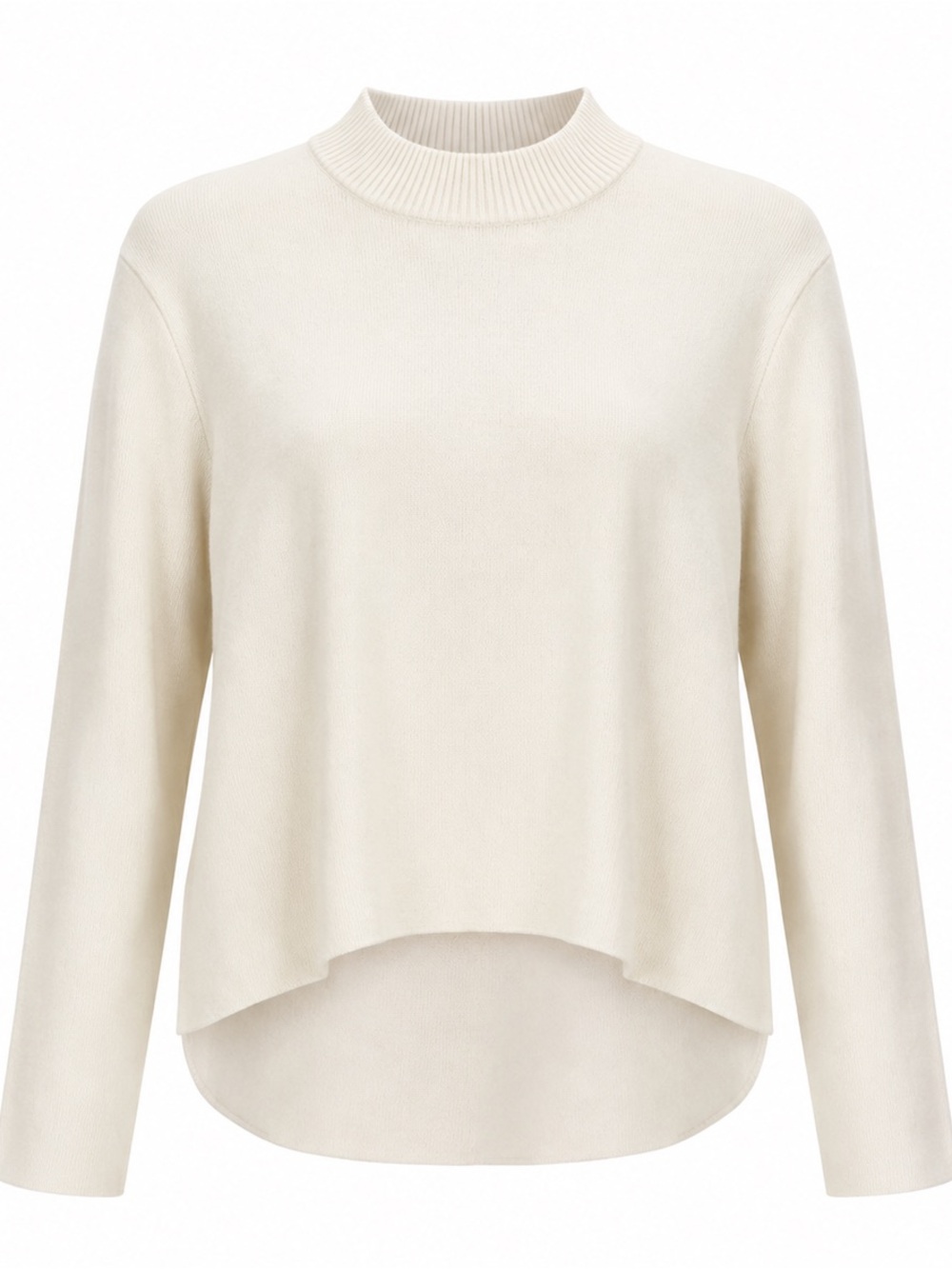 Entro NWT cream high low sweater, medium